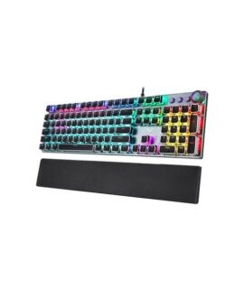 AULA F2088 Mechanical Keyboard Metal Keycaps(Red Switch)