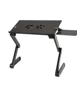 Aluminium Laptop Table T8 – Black